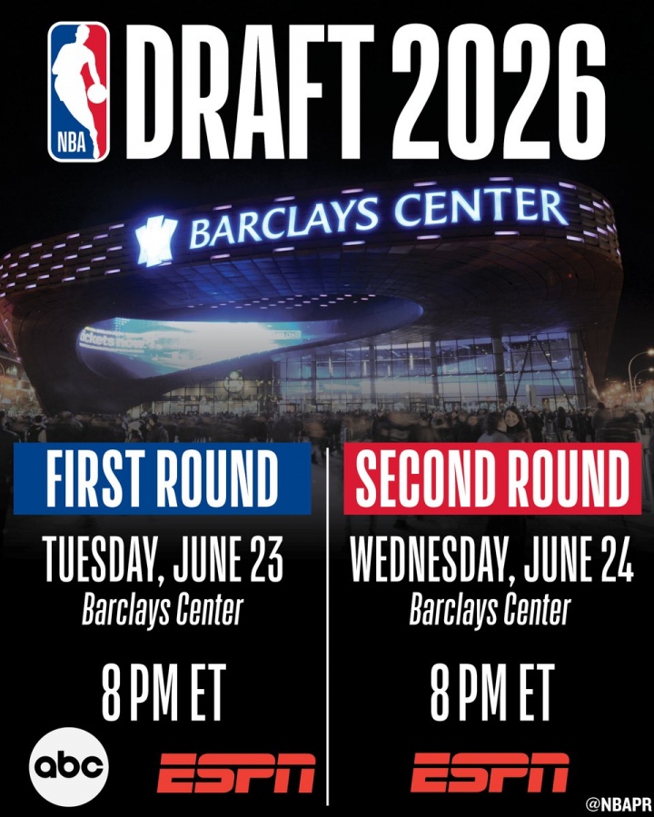 开云登录入口-超级大年来了!26年NBA选秀大会定档:6月24日首轮 25日次轮